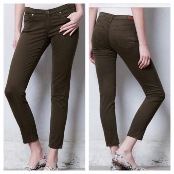 Ag Adriano Goldschmied Pants - AG Adriano Goldschmied Stevie Ankle Slim Straight